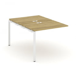 Двойной наборный элемент рабочей станции CОНCЕПТ CН.ДНРС-001 Дуб Винченцо Белый / CONCEPT CN.DNRS-001