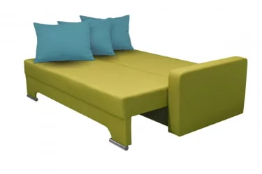 Диван с металлическими ножками Киви с подлокотниками (3 категория) Нео Эппл Нео Азуре / Kiwi