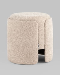 Пуф Такс букле (капучино) / Taks