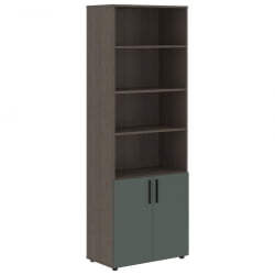 Шкаф с 1 комплектом глухих малых дверей ВЕЛИОН ВХCС 80.5 Нефрит Дуб Сильвер / VELION VHCS