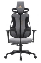 Кресло геймерское Еверпроф Сервал С Ткань Черно-серый / Everprof Serval S
