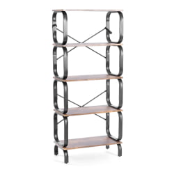 Стеллаж ВС-04 60кс30кс140 см, бурнт / WS-04 60x30x140 burnt