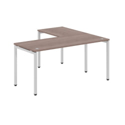 Стол угловой КСТЕН-С КССCТ 1615 Л Дуб сонома/серый / XTEN-S XSCT L