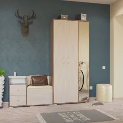 Прихожая Домино мини Бодега темый/светлый / mini