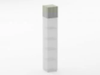 Антресоль Твин 16.13.13Л Дуб Сантана светлый / Twin