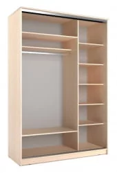 Двустворчатый гардеробный шкаф Хит-24-14-11 Ясень шимо светлый