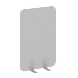 Перегородки на металлических опорах на фетровых подпятниках Р-лине ДП.Ф-80-120 Серый / R-line DP.F-80-120