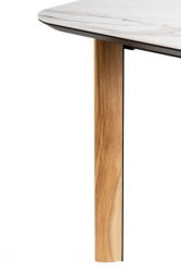 Стол раздвижной Комби Серамиc 120-150 Аутоматиc Натур//Лигхт марбле / Combi Ceramic Automatic Natur//Light marble