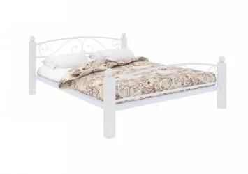 Кровать Вероника Лукс Плус 1800х2000 Белая / Lux Plus