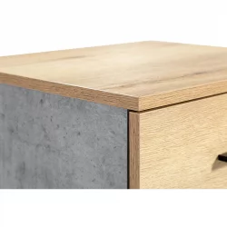 Тумба прикроватная Лофт Дуб натур/Бетон / Loft