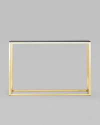 Консоль ТАУН 115кс30 Золото (стекло смоке) / 115x30 smoke)