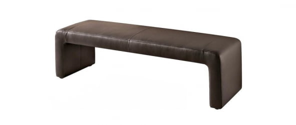 Трехместная банкетка без спинки Бронкс М-22/4  Арт-Висион 295 т.серый / Art-Vision