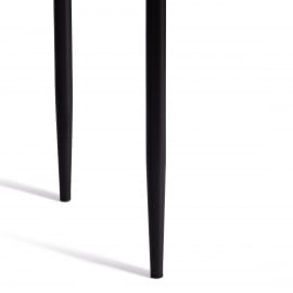 Стул со спинкой Еасй (мод. ДЖСC02-1) металл, флок, 41 х 52 х 96 см, Лигхт грей (светло-серый) ХЛР14 / черный / Easy (mod. JSC02-1) Light grey HLR14