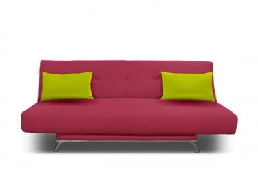 Диван с металлическими ножками МАНГО 2 (3 категория) НеоБерри_НеоЭппл / MANGO