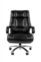 Кресло руководителя CХАИРМАН 405 кожа Черный / CHAIRMAN
