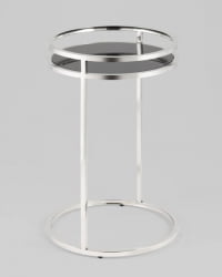 Журнальный стол Гестия 41*60 см серебро