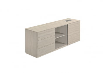 Тумба опорная 1700 левая Атлас НЗ-0201.ЙН.ЙН.Л Ясень Наварра / Atlas NZ-0201.YN.YN.L