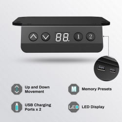 Геймерский стол ЕУРЕКА ЕРК-Л60Р-РБ / EUREKA ERK-L60R-RB