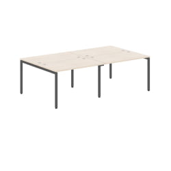 Стол четырехместный КСТЕН-С КСВСТ 2414 Бук тиара/антрацит / XTEN-S XWST