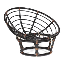 Кресло ПАПАСАН/ПАПАСАН 23/01 В /без подушки/ 115х101х104 см, Антикуе бровн (античный черно-коричневый) / PAPASAN/ПАПАСАН W Antique brown