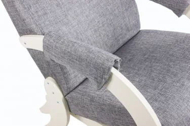 Кресло-качалка Модель 68 М (Сливочный/Верона Лигхт Грей) / (Сливочный/Verona Light Grey)