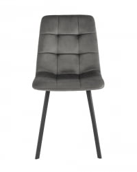 Стул Чиллй велюр антрацитовый 2 шт. / Chilly