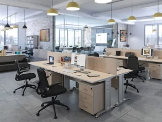 Комплект мебели для персонала Свифт 10 Светлый дуб / Swift