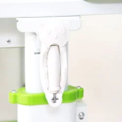 Парта растущая РИФФОРМА Комфорт-80 Белый Зеленый / RIFFORMA Comfort-80