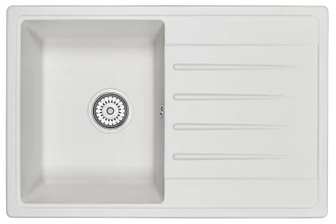 Кухонная мойка СТАНДЭРТ 7602 Белый / STANDART