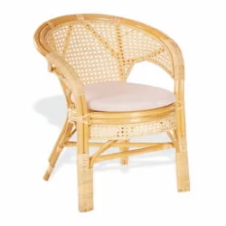 Кресло Пеланги, подушка на молнии Пеланги 02/15-3 натуральный / Pelangi