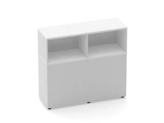 Тумба комбинированная высокая для рабочего модуля Дека 9.04.125 Белый / Deka