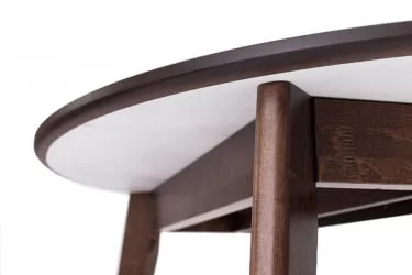 Стол обеденный Орион 100кс100 Морилка Дуб натуральный Морилка Орех / 100x100