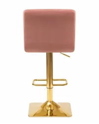 Стул барный ДОБРИН ГОЛДИЕ Пудрово-розовый велюр МДЖ9-32 / DOBRIN GOLDIE MJ9-32