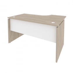 Стол эргономичный левый ОНИКС О.СА-2Л Дуб Аттик/Белый / ONIX O.SA-2L