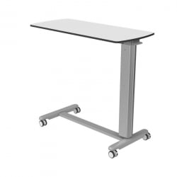 Передвижной приставной столик с регулировкой по высоте ЕУРЕКА ЕРК-БФ-1006, белый / EUREKA ERK-BF-1006,