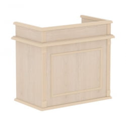 Стол секретаря РАТУМ РССТ 1060 Бук Тиара / RATUM RSST