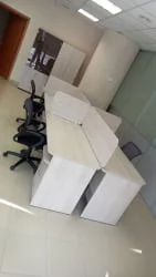 Стол прямой Глассй 1.10.14 Дуб сантана светлый / Glassy