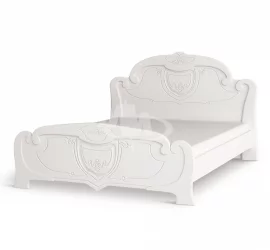 Кровать 1,4 м Мария 04 Белый глянец