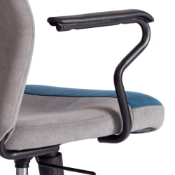 Кресло АВИАТОР флок, ткань , синий/серый/серый, 32/29/В2-1 / AVIATOR 32/29/W2-1