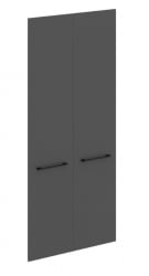 Дверь ЛДСП (2 шт.) ЕНИО МХД 42-2 Антрацит / ENIO MHD