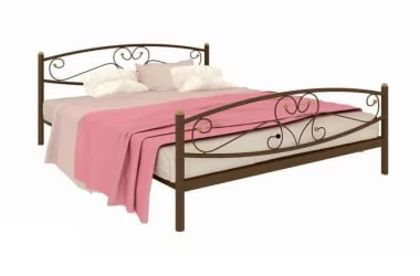Кровать Каролина Плус 1200х2000 Коричневая / Plus