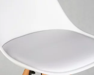 Барный стул ДОБРИН РОННИ Белый ЗЛ-В-02 / DOBRIN RONNI ZL-W-02