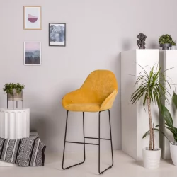 Стул полубарный Кент (ПБ) Желт/Линк / Kent