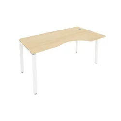 Стол письменный МЕТАЛ СЙСТЕМ Б.СА-1 Пр Акация/Белый / METAL SYSTEM