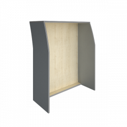 Стойка прямая 900 Рива А.РС-1 Клен/Металлик / Riva