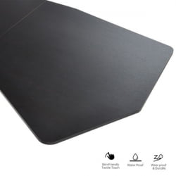 Стол компьютерный с электроприводом Еурека ЕРК-ЕДИ-ХТГ-СВ (Хептагон), копченое дерево / Eureka ERK-EDI-HTG-SW (Heptagon),