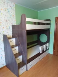 Бортик к кроватке Юниор круглый Венге