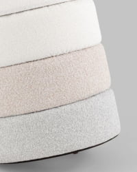 Пуф с ящиком Хиве С букле бежевый / Hive S