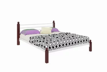 Кровать Милана Лукс 1800х1900 Белая / Lux