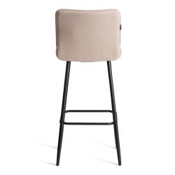 Барный стул Бари/Бари велюр, бежевый, 7, 45х56х110 см / Bari/Бари